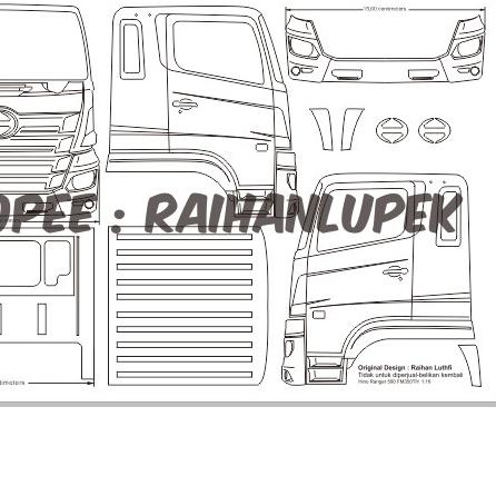 Detail Gambar Pola Miniatur Truk Nomer 28