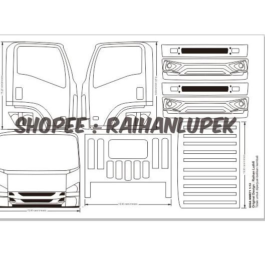 Detail Gambar Pola Miniatur Truk Nomer 37