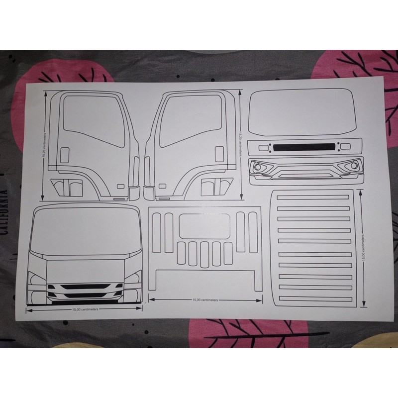 Detail Gambar Pola Miniatur Truk Nomer 8