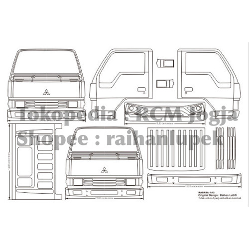 Detail Gambar Pola Miniatur Truk Kayu Nomer 38