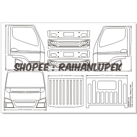 Detail Gambar Pola Miniatur Truk Kayu Nomer 8