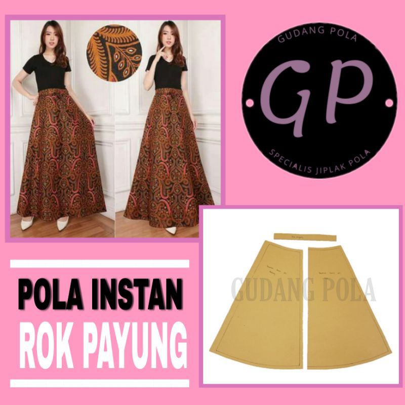 Detail Gambar Pola Rok Payung Nomer 25