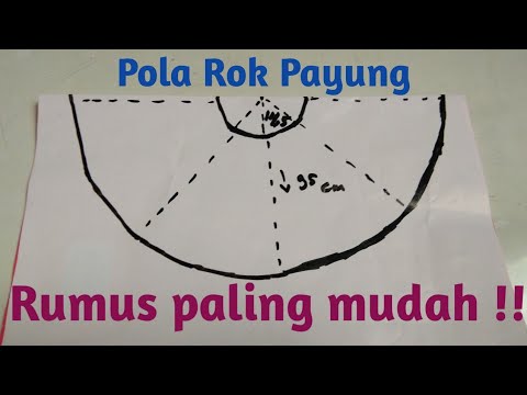 Detail Gambar Pola Rok Payung Nomer 5