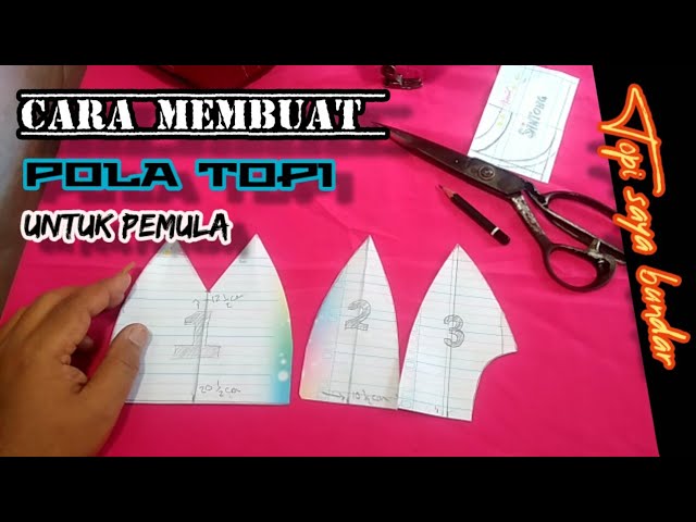 Detail Gambar Pola Topi Nomer 29