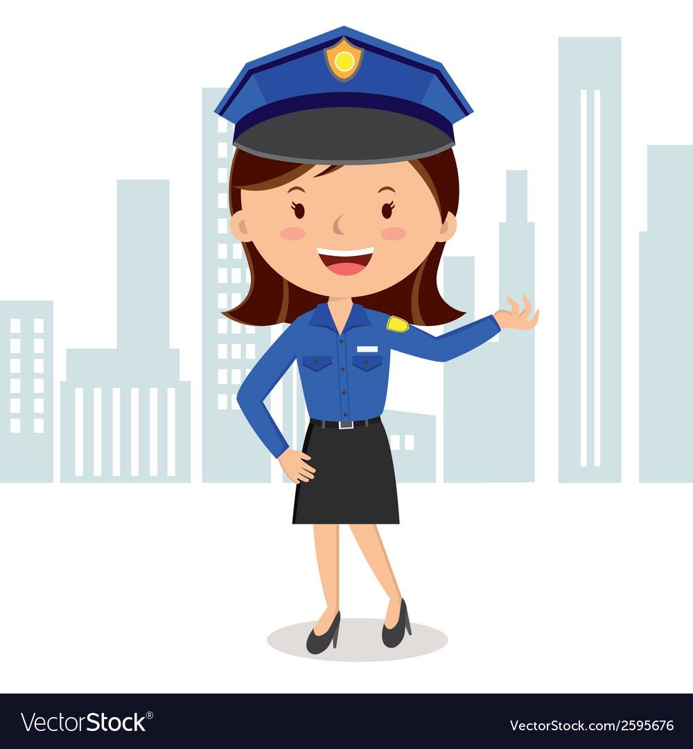 Detail Gambar Police Woman Cartoon Nomer 24