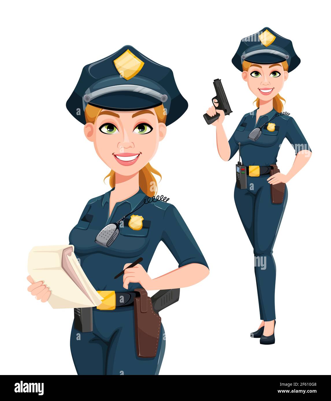 Detail Gambar Police Woman Cartoon Nomer 9