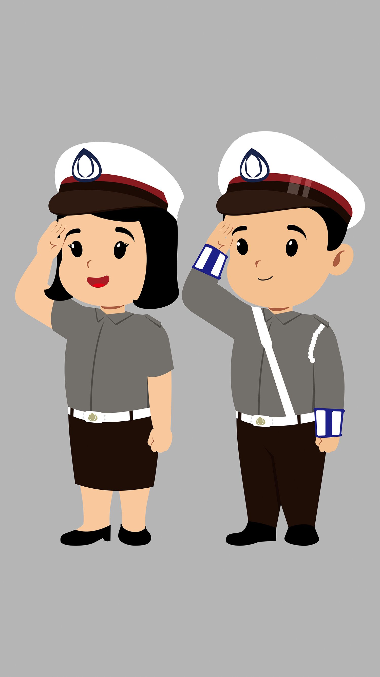 Detail Gambar Polisi Kartun Karikatur Nomer 2