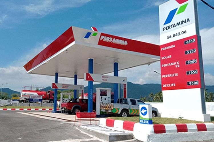 Gambar Pom Bensin Pertamina - KibrisPDR