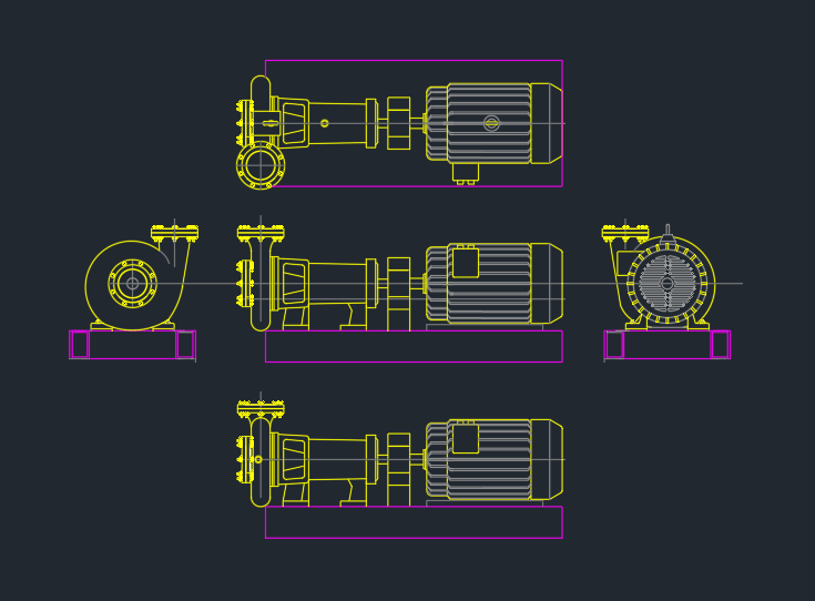 Detail Gambar Pompa Cad Nomer 12