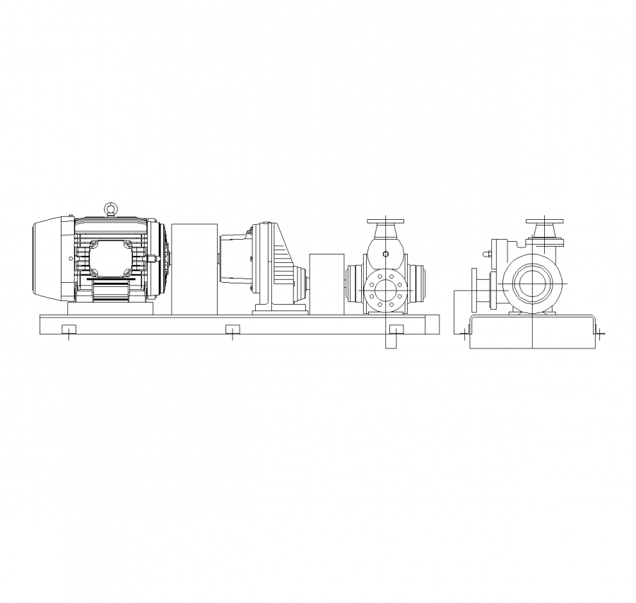 Detail Gambar Pompa Cad Nomer 22