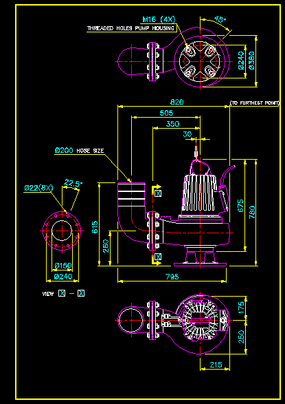 Detail Gambar Pompa Cad Nomer 24