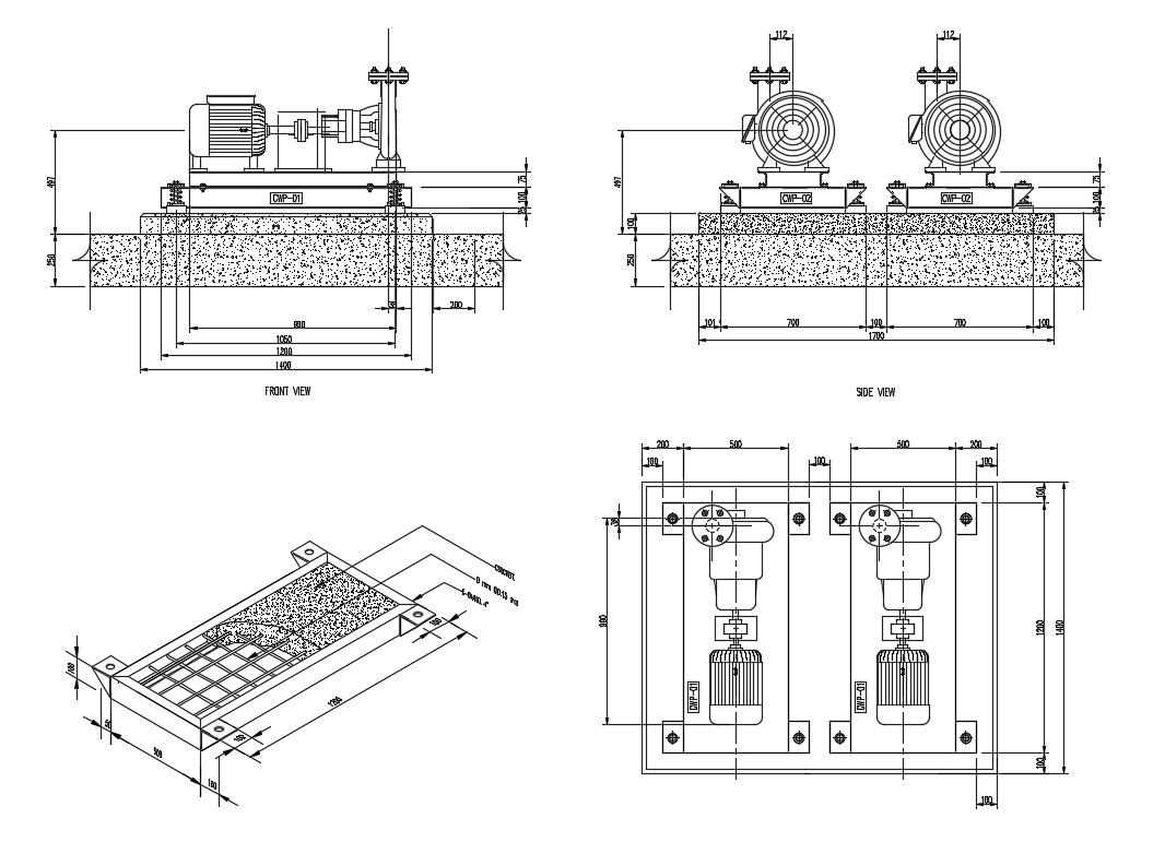 Detail Gambar Pompa Cad Nomer 50