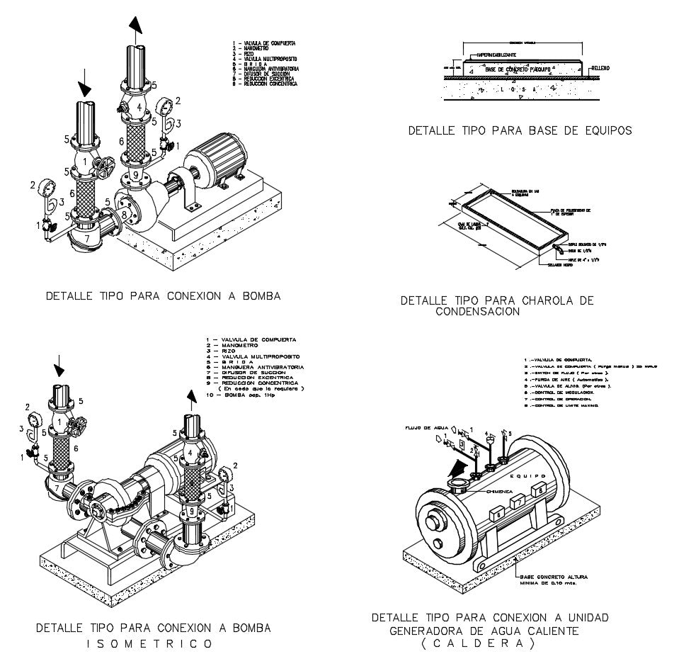 Detail Gambar Pompa Cad Nomer 52