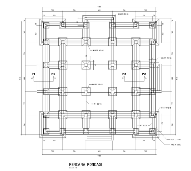 Detail Gambar Pondasi Tapak Nomer 35