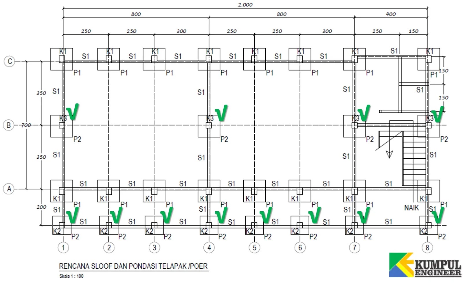 Detail Gambar Pondasi Tapak Nomer 49