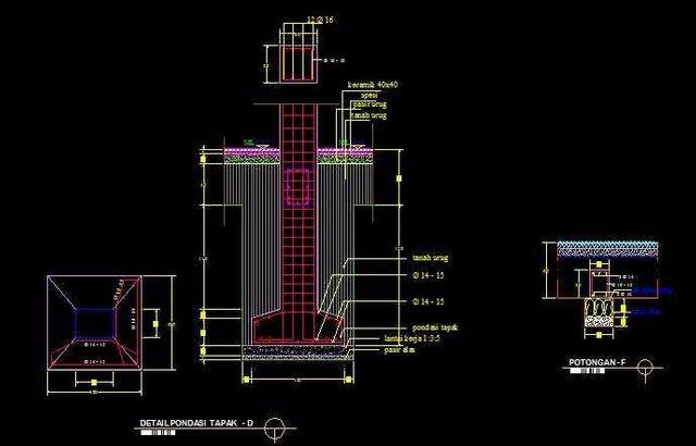 Detail Gambar Pondasi Tapak Nomer 54