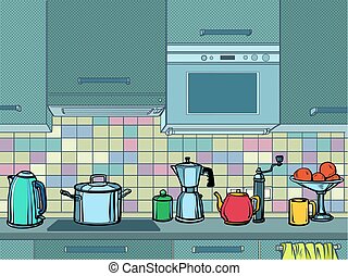 Detail Gambar Pop Art Dapur Nomer 59