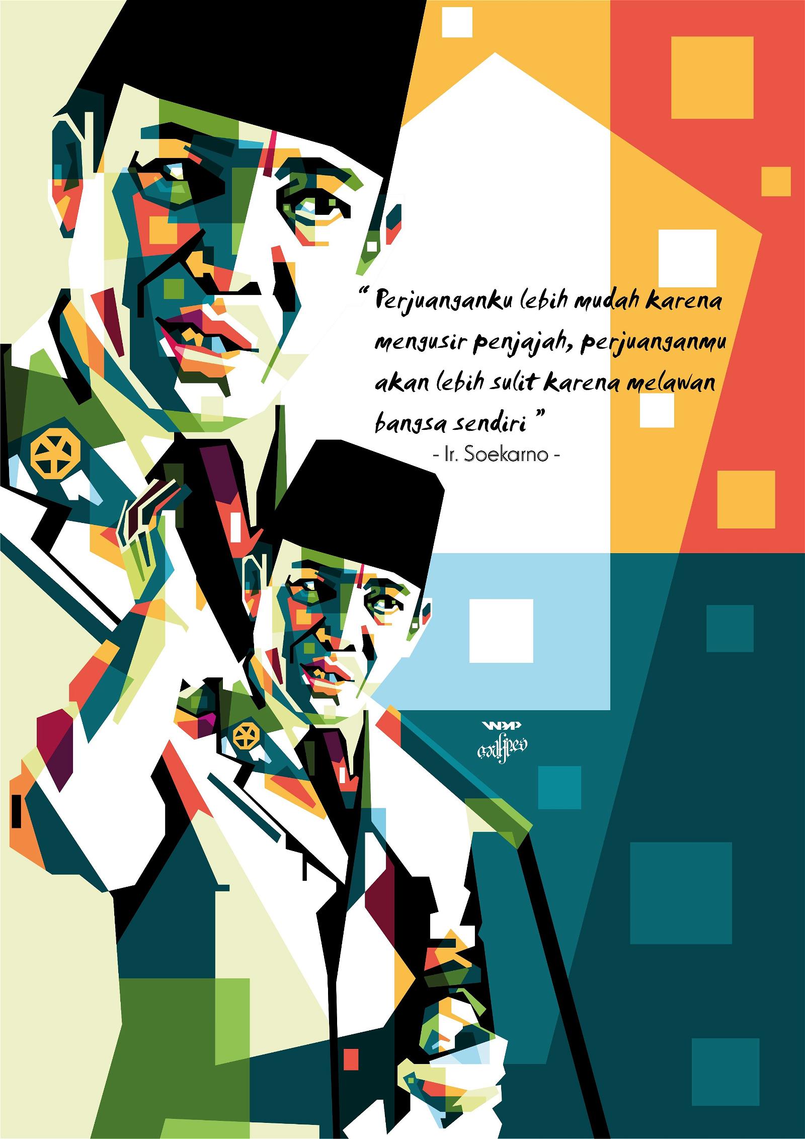 Detail Gambar Pop Art Kata Islami Nomer 2