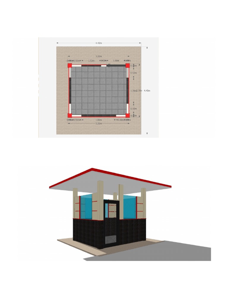 Detail Gambar Pos Jaga Nomer 21