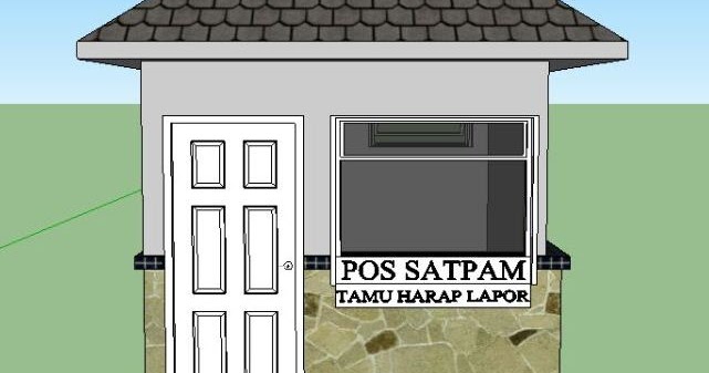 Detail Gambar Pos Jaga Nomer 37