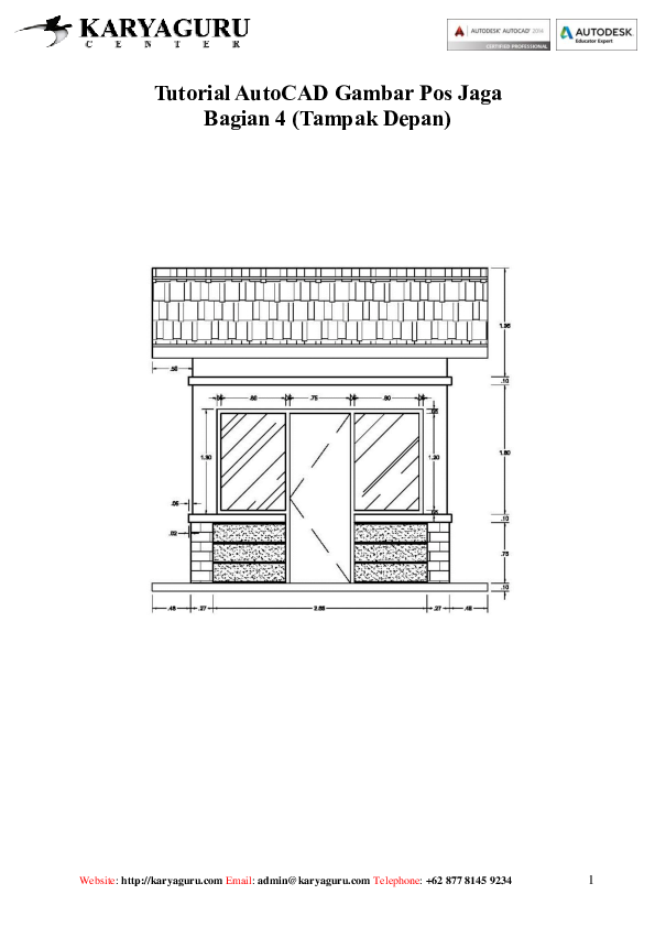 Detail Gambar Pos Jaga Nomer 44