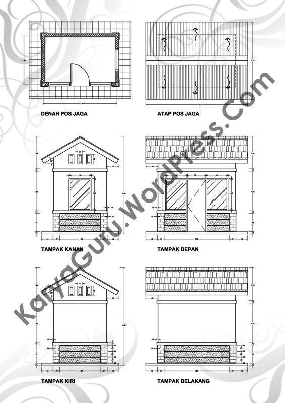 Detail Gambar Pos Jaga Nomer 52