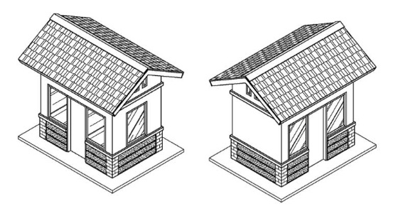 Detail Gambar Pos Jaga Nomer 10