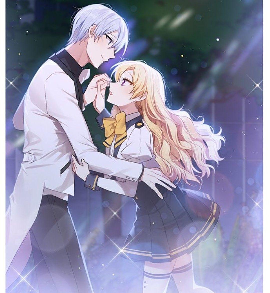 Detail Gambar Pose Anime Gambar Anime Di Cium Dua Orang Nomer 2