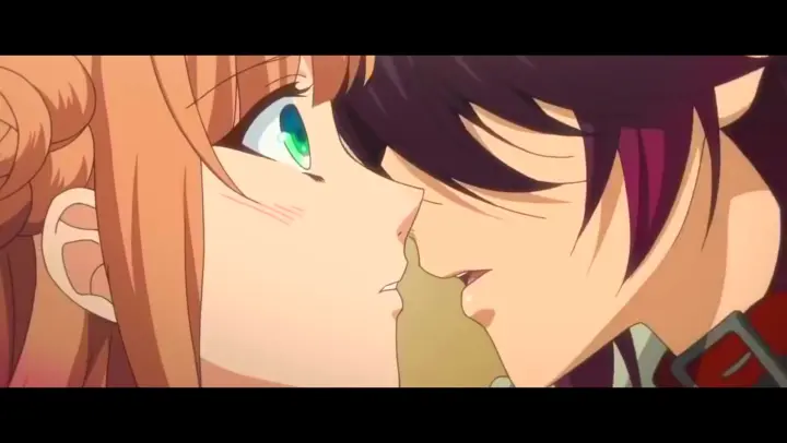 Detail Gambar Pose Anime Gambar Anime Di Cium Dua Orang Nomer 18