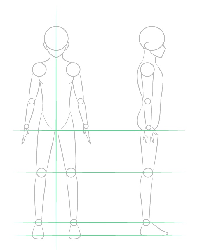 Detail Gambar Pose Anime Gambar Proporsi Badan Anime Nomer 6