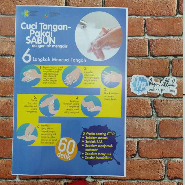 Detail Gambar Poster Cuci Tangan Nomer 45