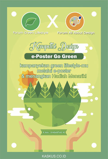 Detail Gambar Poster Go Green Sederhana Nomer 21