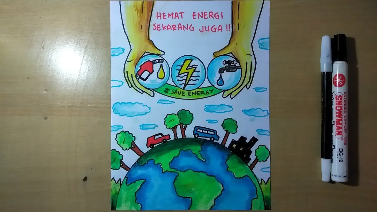Detail Gambar Poster Hemat Energi Anak Sd Nomer 41