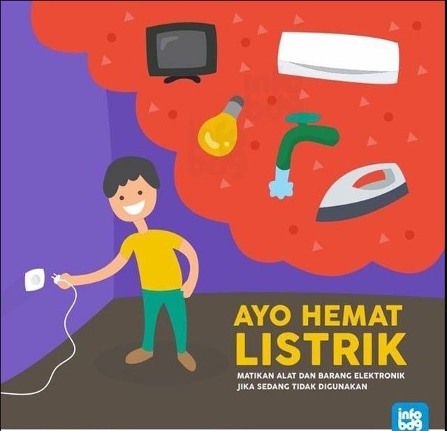 Detail Gambar Poster Hemat Energi Listrik Kartun Nomer 12