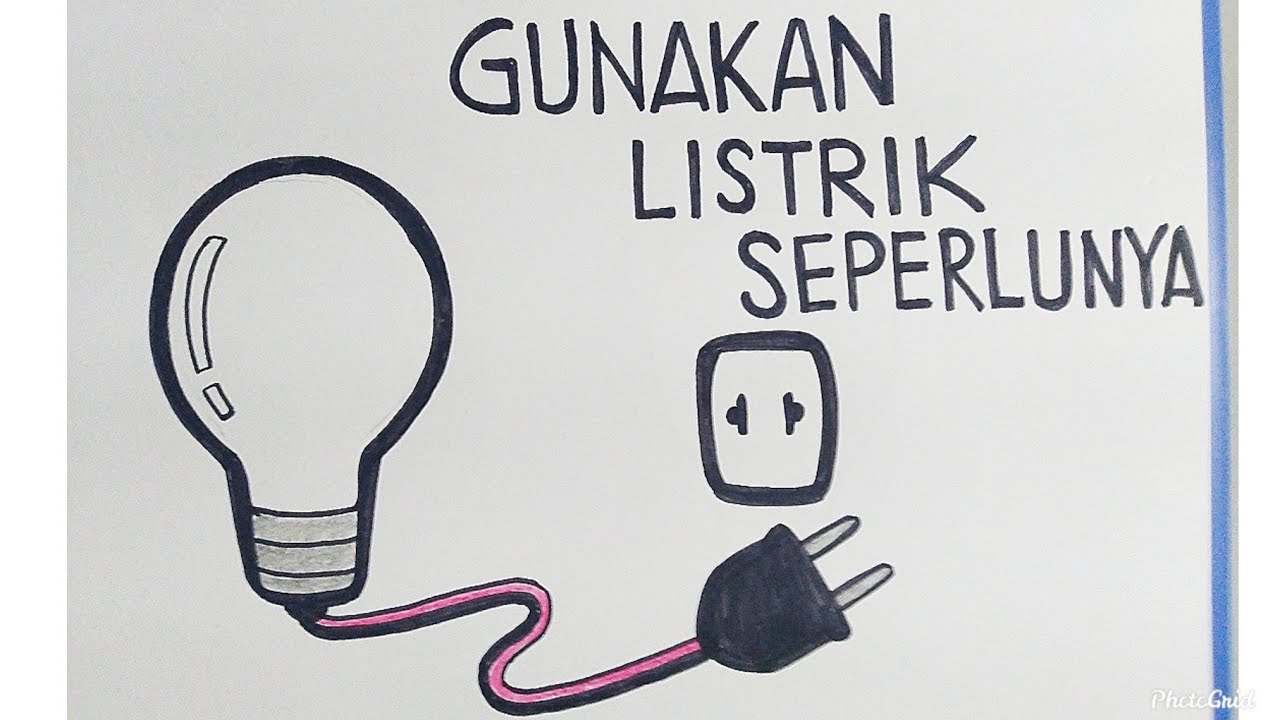 Detail Gambar Poster Hemat Energi Listrik Kartun Nomer 7