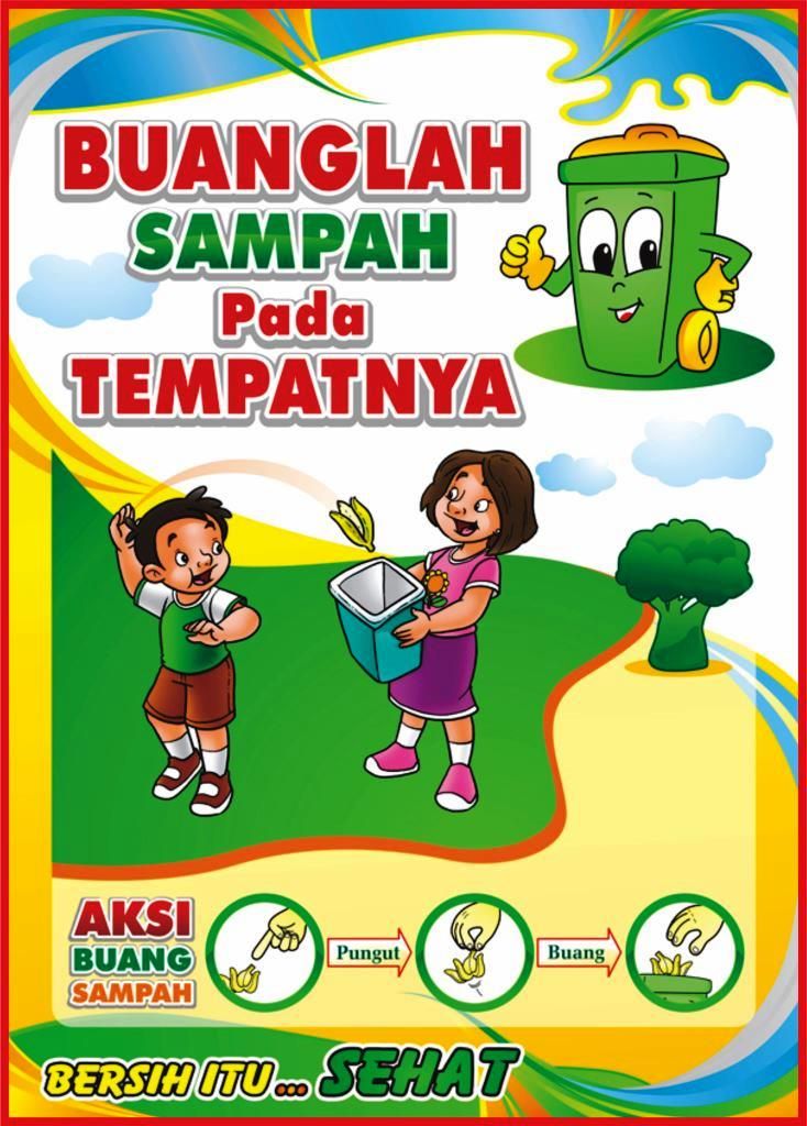 Detail Gambar Poster Kebersihan Lingkungan Sekolah Nomer 15