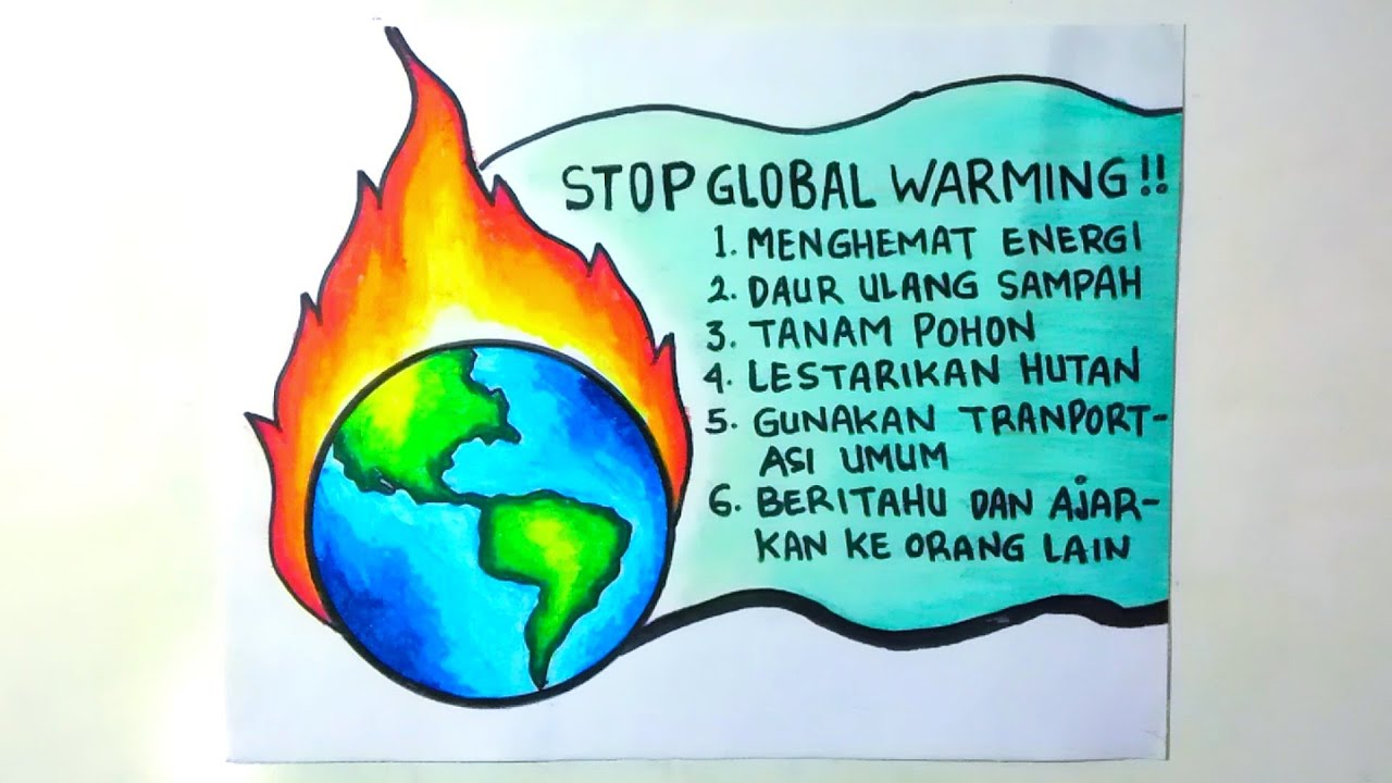 Detail Gambar Poster Pemanasan Global Warming Nomer 13