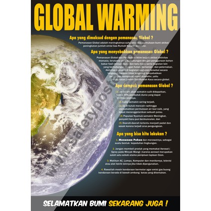 Detail Gambar Poster Pemanasan Global Warming Nomer 47