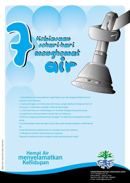 Detail Gambar Poster Penghematan Air Nomer 44