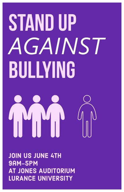 Detail Gambar Poster Stop Bullying Nomer 41