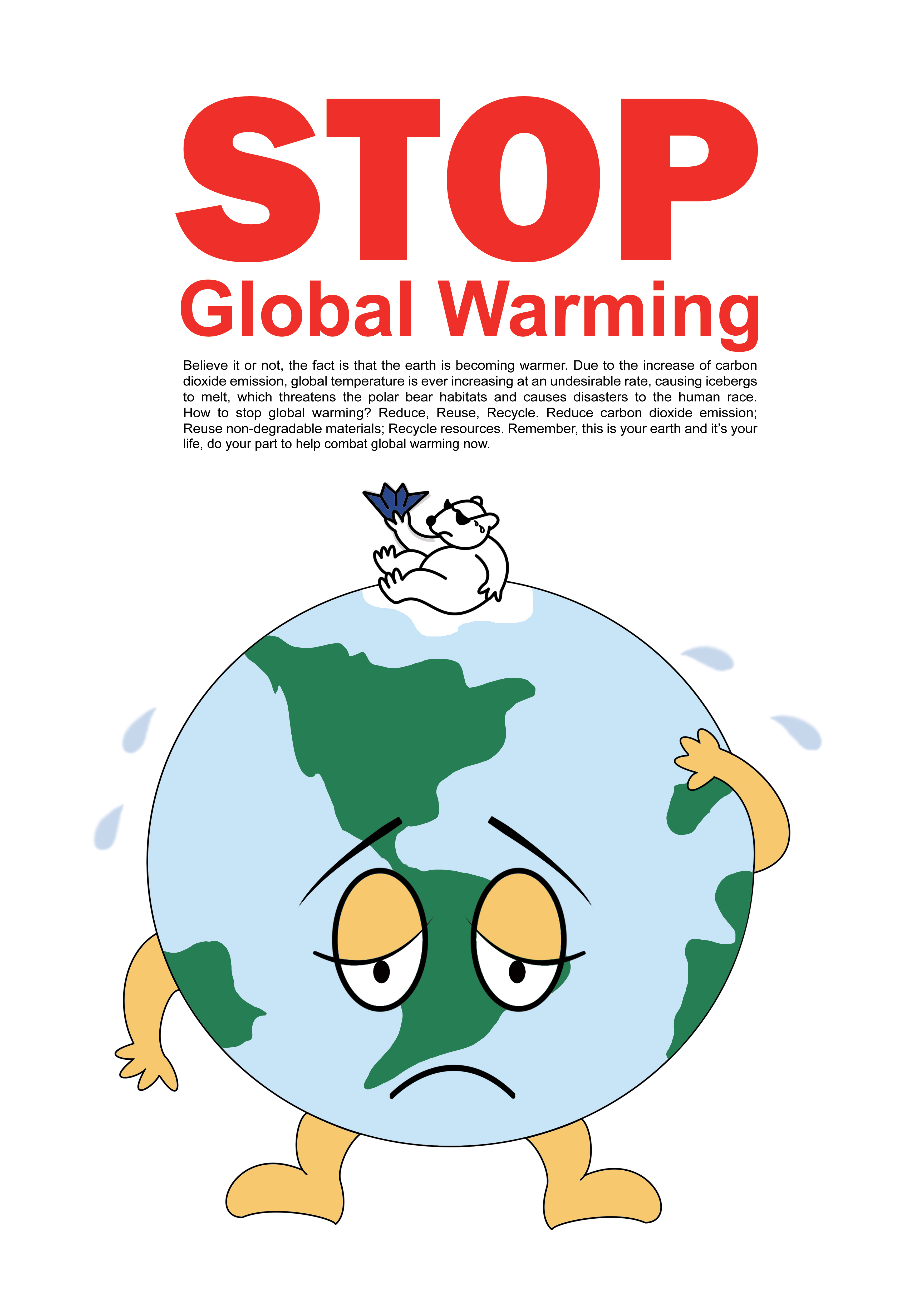 Detail Gambar Poster Stop Global Warming Nomer 34