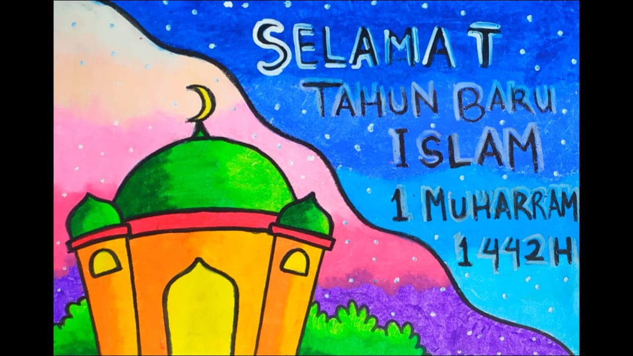 Detail Gambar Poster Tahun Baru Islam Nomer 2