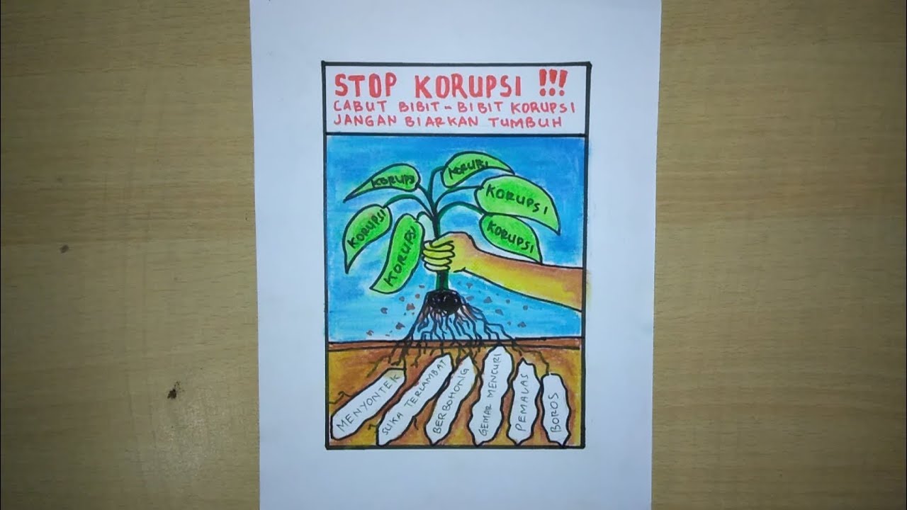 Detail Gambar Poster Tema Nya Anti Korupsi Nomer 2