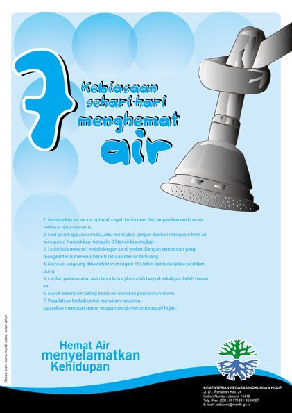 Detail Gambar Poster Tentang Hemat Air Nomer 56