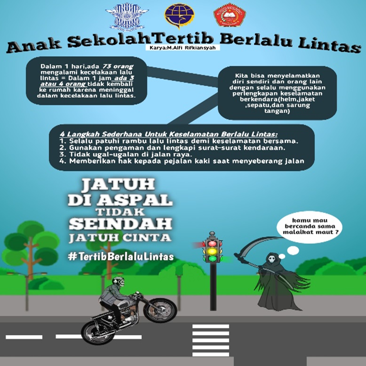 Detail Gambar Poster Tertib Berlalu Lintas Nomer 11