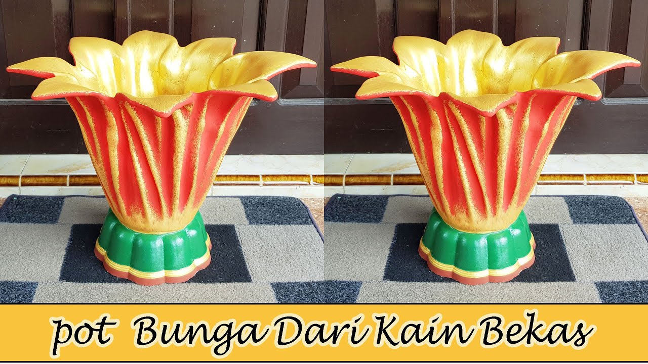 Detail Gambar Pot Bunga Dari Kain Bekas Nomer 3