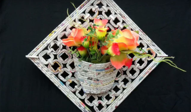 Gambar Pot Bunga Dari Kertas Karton - KibrisPDR