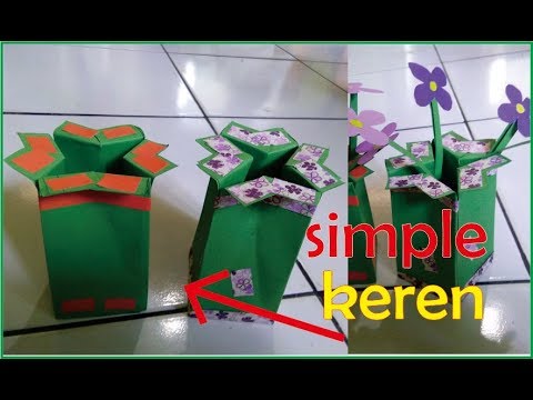 Detail Gambar Pot Bunga Dari Kertas Karton Nomer 3