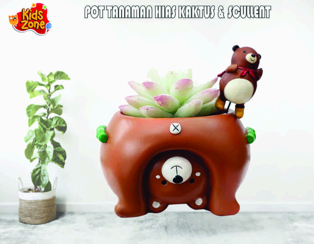 Detail Gambar Pot Bunga Karakter Nomer 16