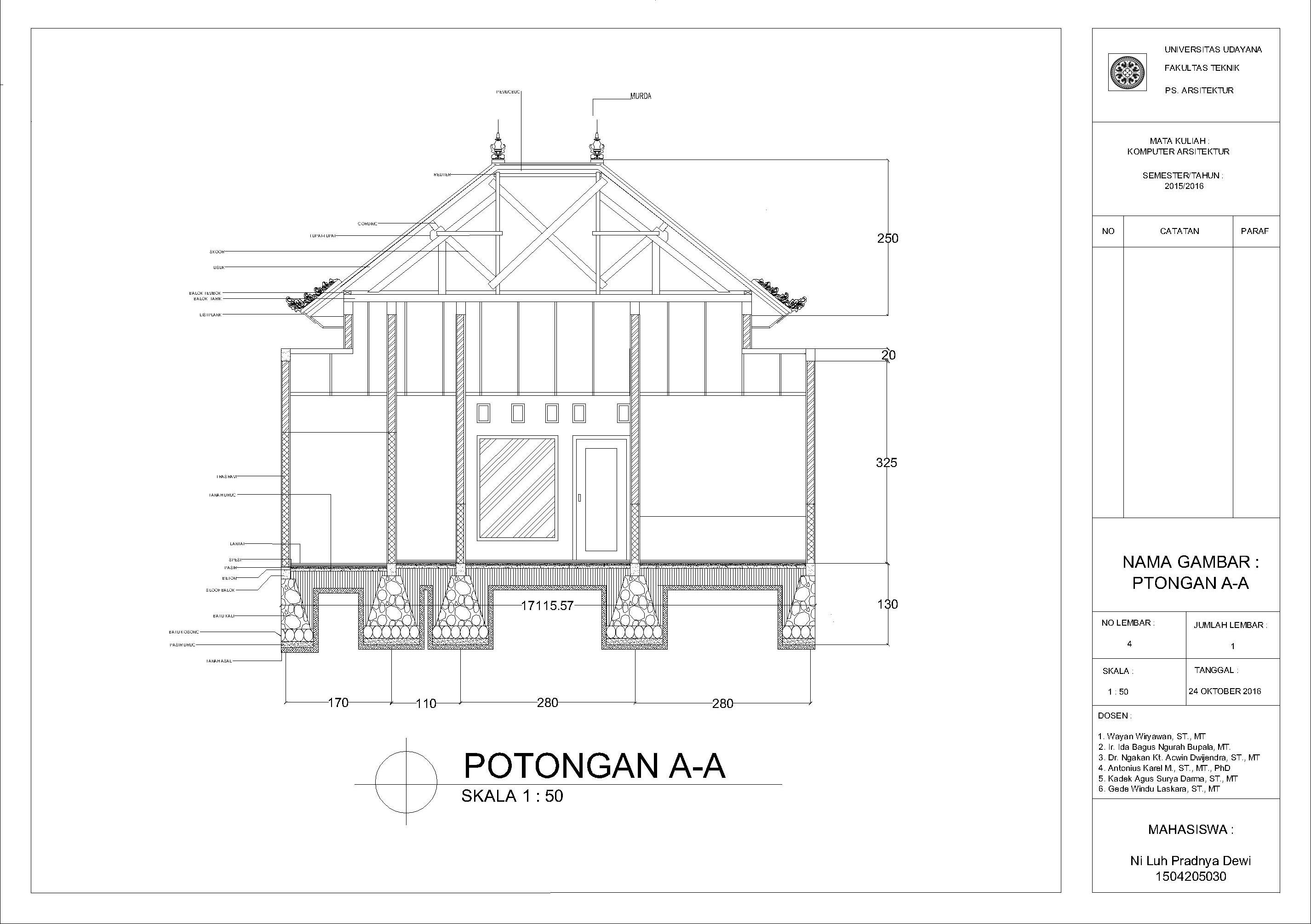 Detail Gambar Potongan Atap Perisai Nomer 18